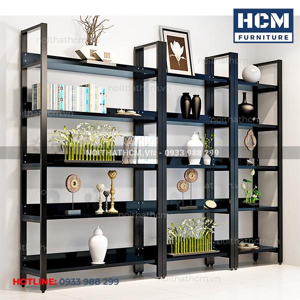 Hệ kệ gỗ sắt KS04